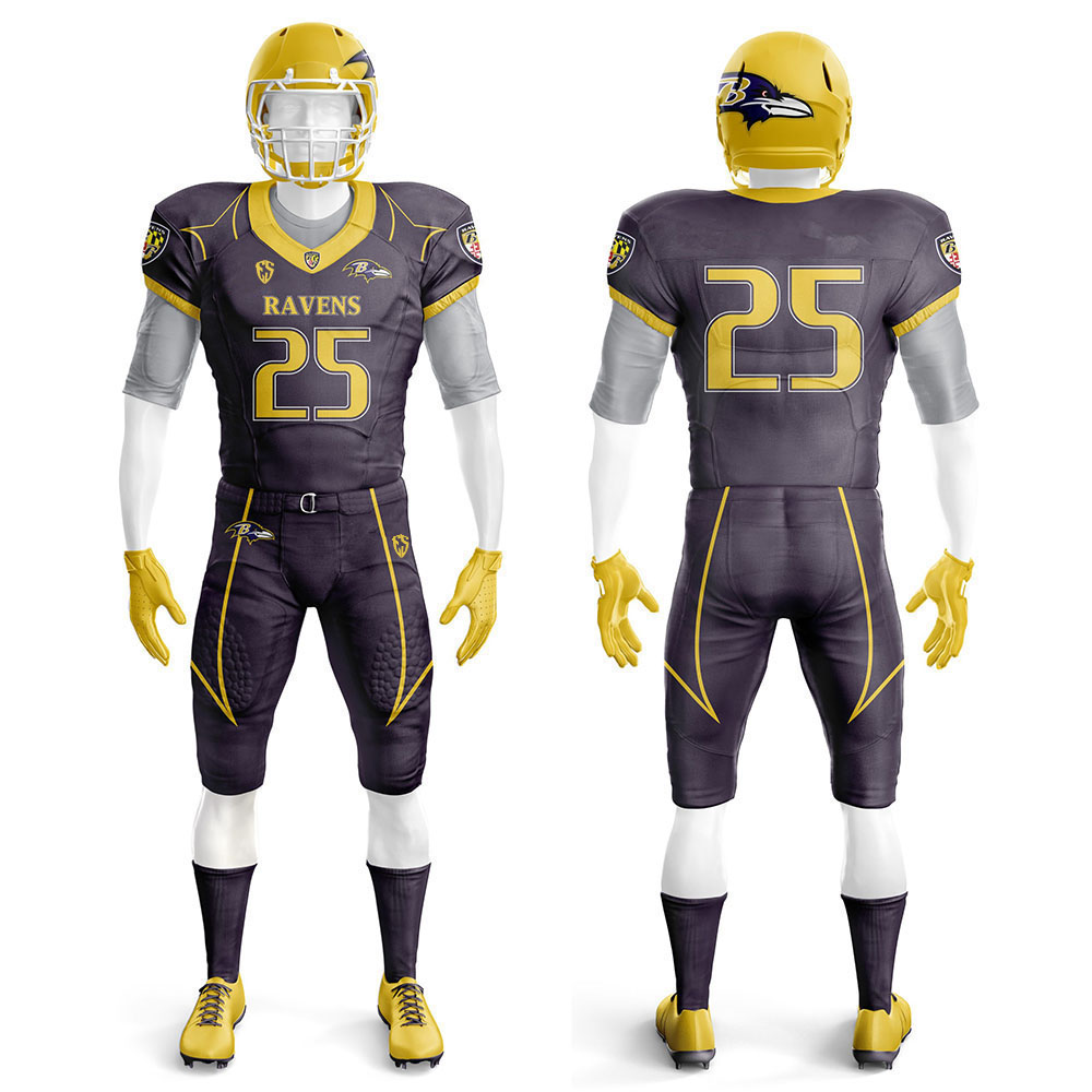American Football Uniforms Through the Years